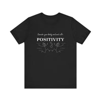 T-Shirt Nourish Your Body and Soul with Positivity - FitLife - WellnessOasis