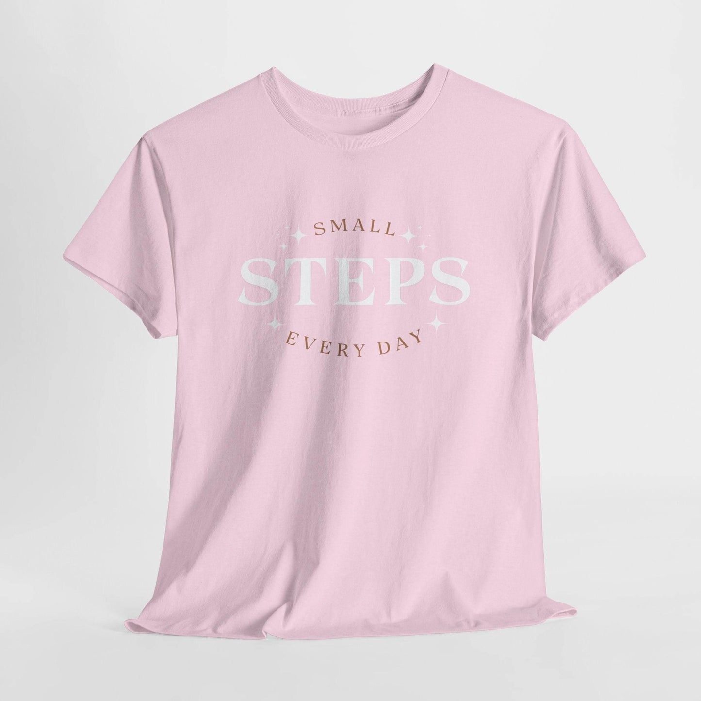 T-Shirt SMALL STEPS EVERY DAY - FitLife - WellnessOasis