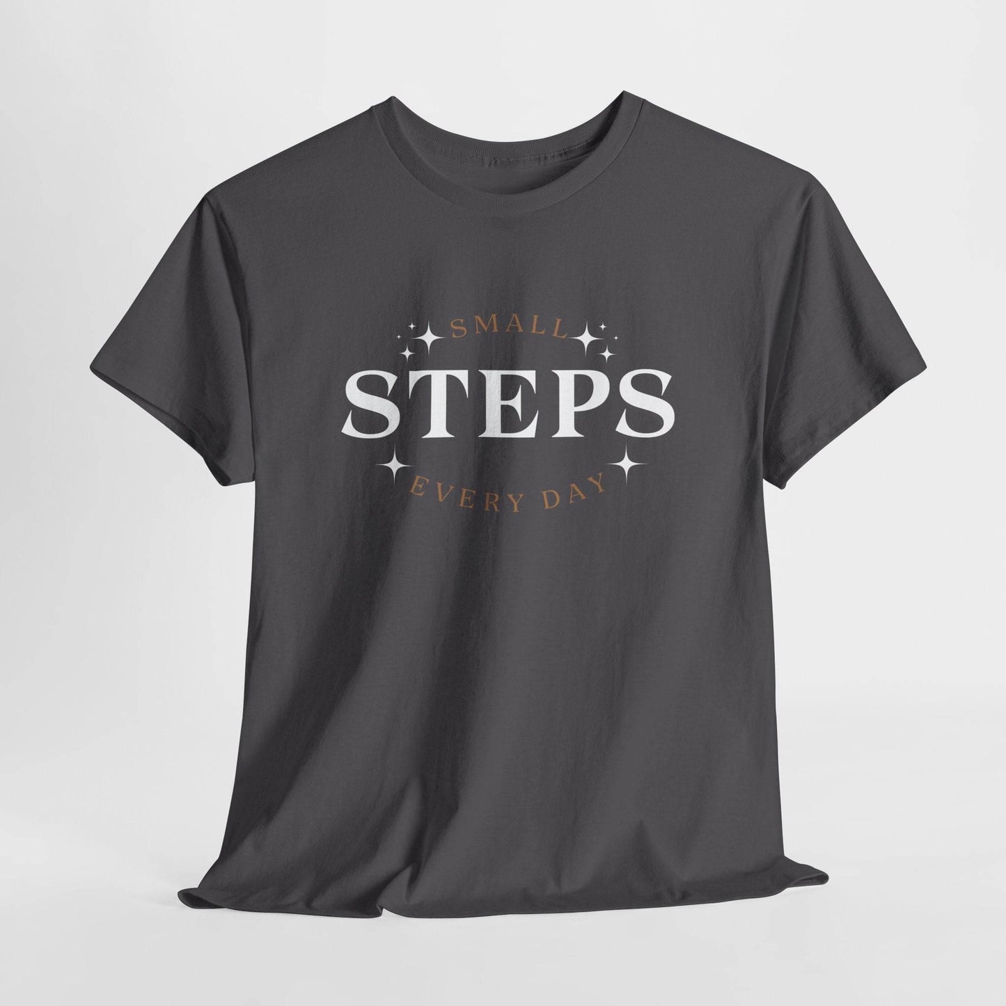 T-Shirt SMALL STEPS EVERY DAY - FitLife - WellnessOasis