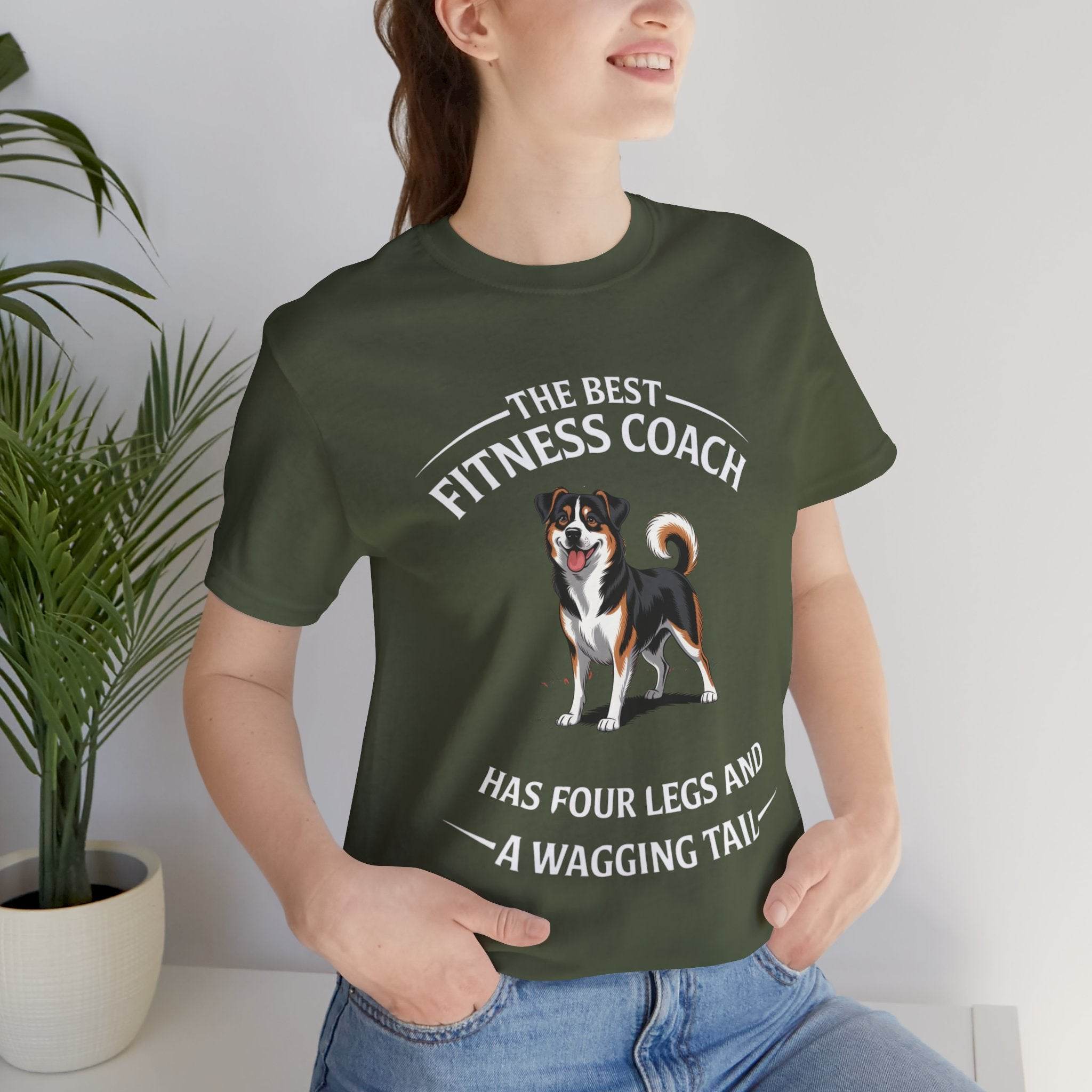 The Best Fitness Coach Tee - Perfect Gift for Dog Lovers - FitLife - WellnessOasis