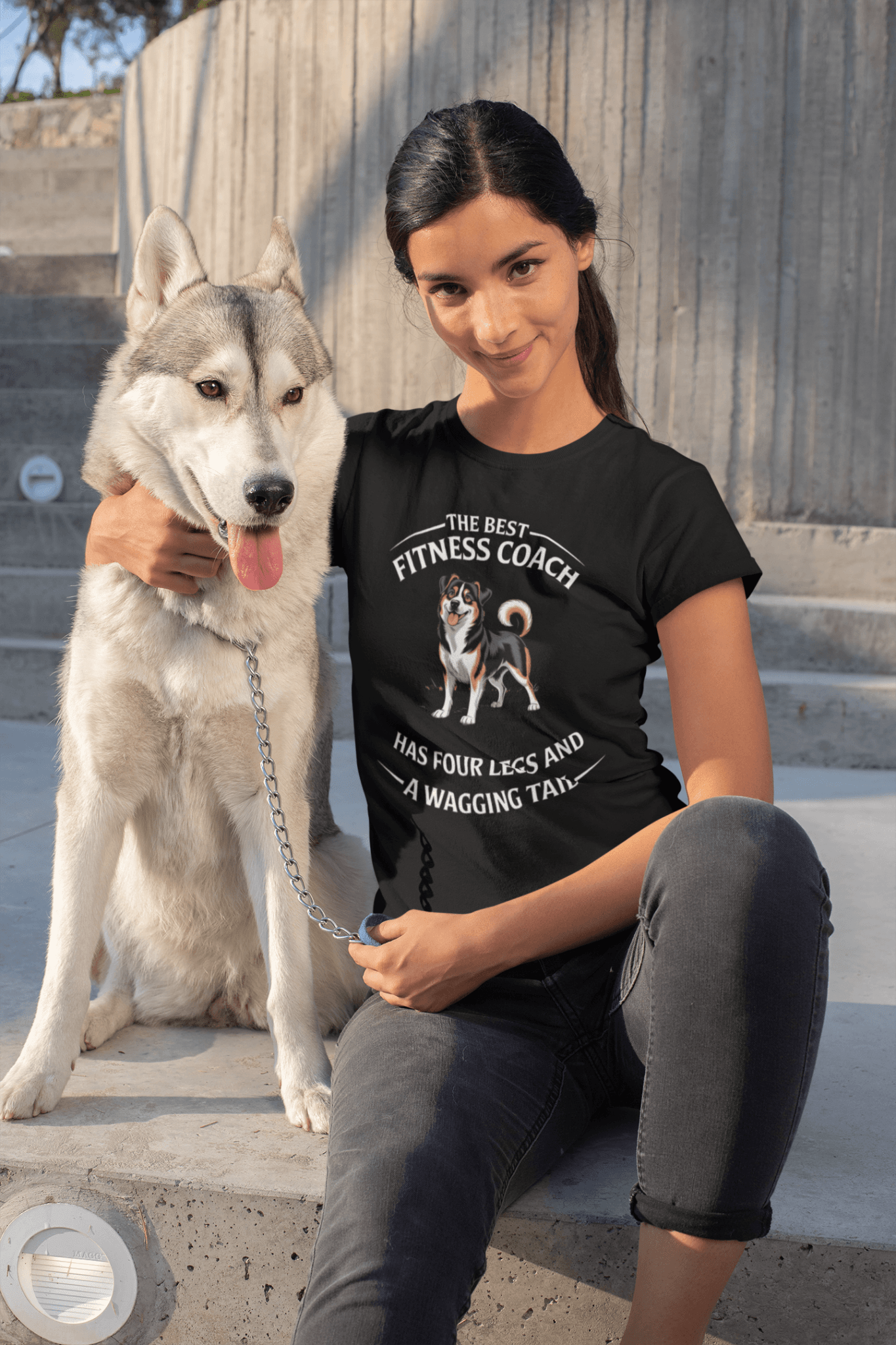 The Best Fitness Coach Tee - Perfect Gift for Dog Lovers - FitLife - WellnessOasis