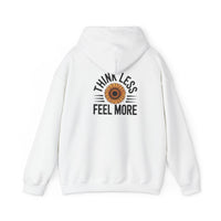 Think Less Feel More Sweatshirt – Empowering Comfort & Wellness Wear - FitLife - WellnessOasis
