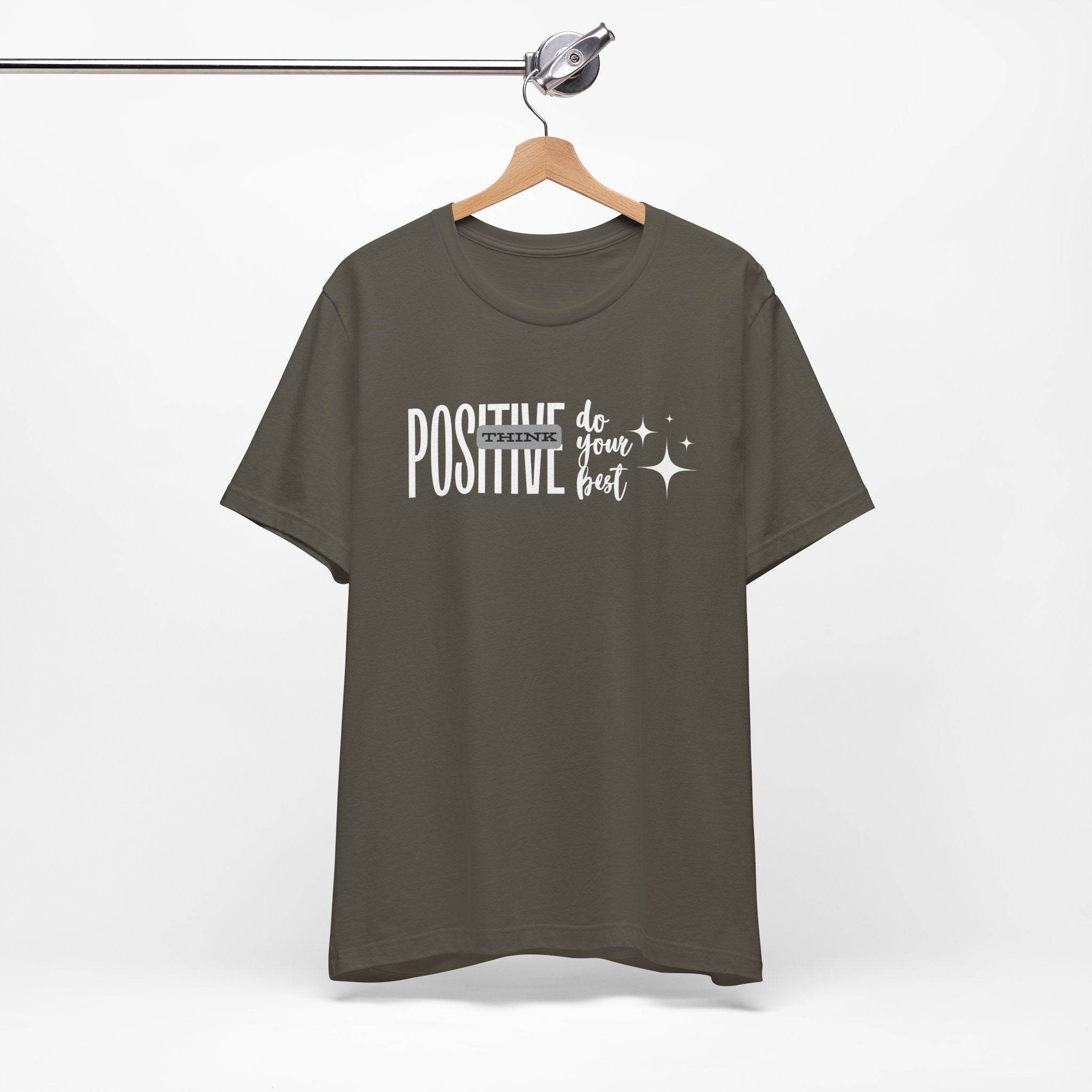 Think Positive Tee - FitLife - WellnessOasis
