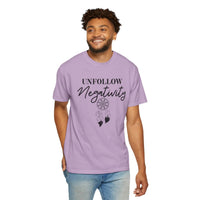 Unfollow Negativity T-Shirt – Positive Vibes Tee - FitLife - WellnessOasis