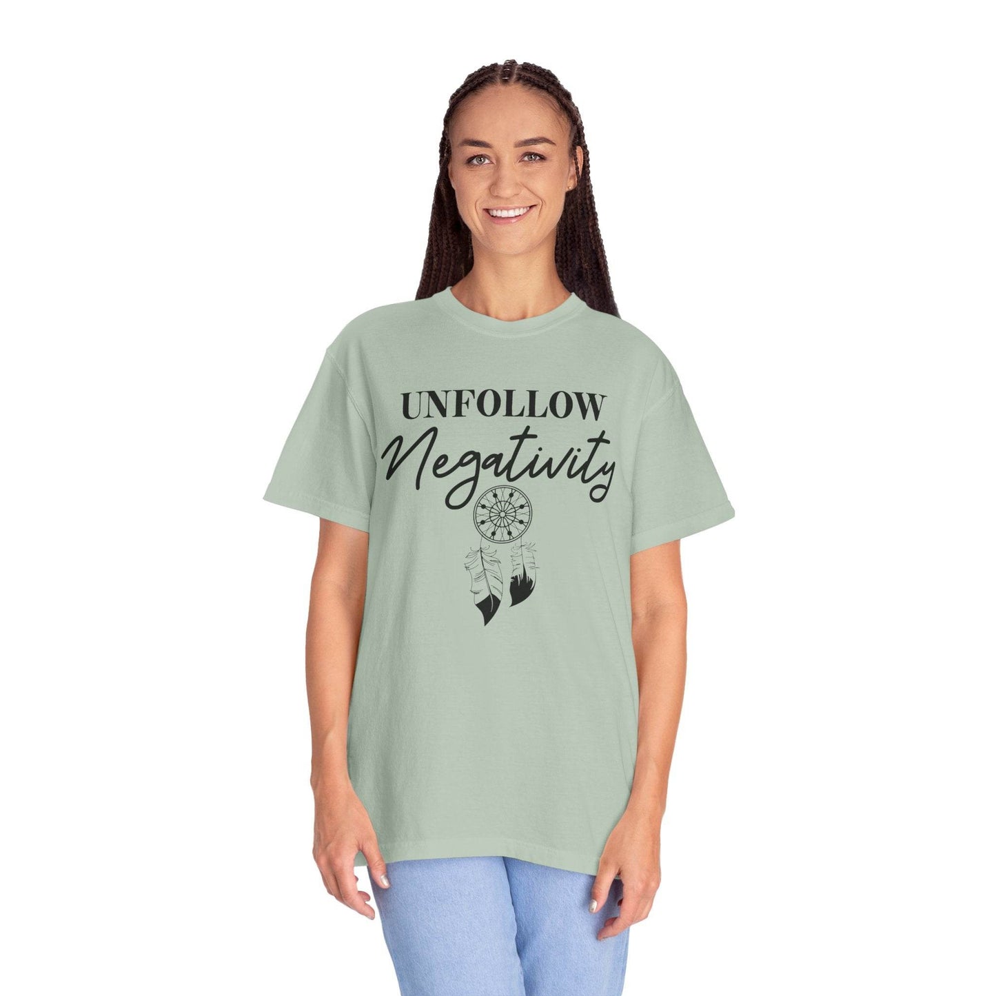 Unfollow Negativity T-Shirt – Positive Vibes Tee - FitLife - WellnessOasis