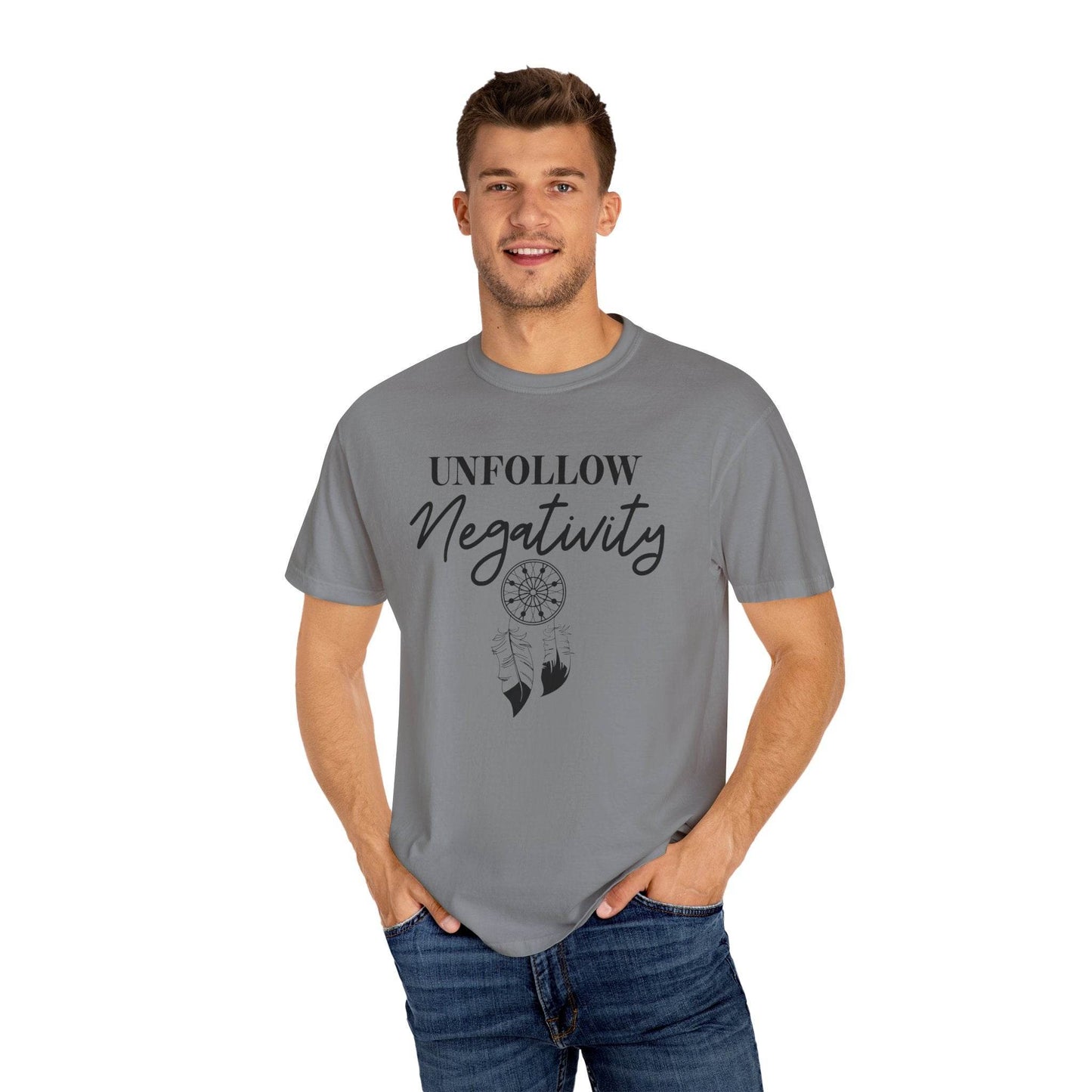 Unfollow Negativity T-Shirt – Positive Vibes Tee - FitLife - WellnessOasis