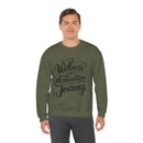 Wellness Is a Journey Crewneck – Motivational Self - Care Sweatshirt - FitLife - WellnessOasis