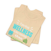 Wellness & Money - Motivational T-Shirt for Positive Vibes - FitLife - WellnessOasis