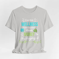 Wellness & Money - Motivational T-Shirt for Positive Vibes - FitLife - WellnessOasis