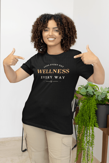 Yoga T-shirt - FitLife - WellnessOasis