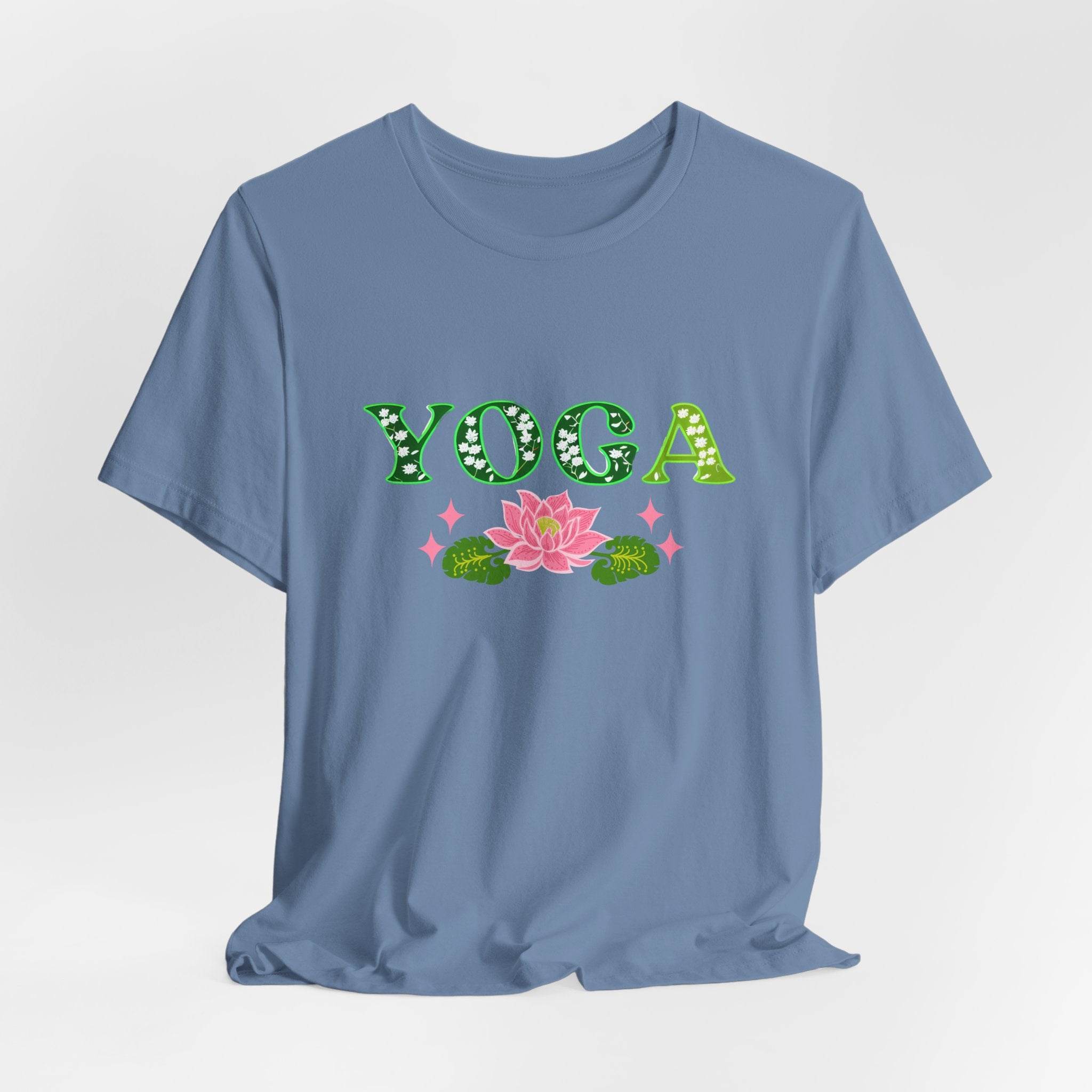 Yoga Tee for Mindfulness and Wellness - FitLife - WellnessOasis