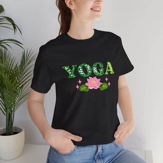 Yoga Tee for Mindfulness and Wellness - FitLife - WellnessOasis