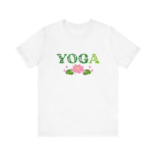 Yoga Tee for Mindfulness and Wellness - FitLife - WellnessOasis