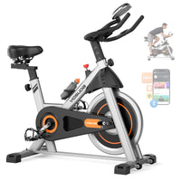 YOSUDA Exercise Bike – Brake Pad Stationary Bike for Home & App - FitLife - WellnessOasis