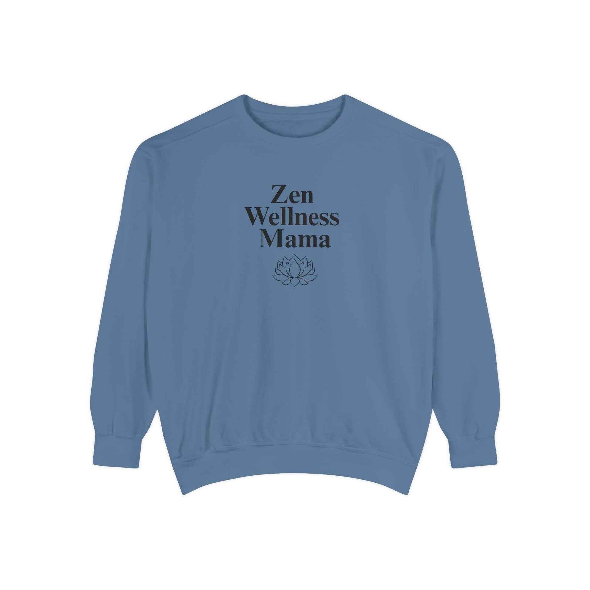 Zen Wellness Mama Sweatshirt – Mindful Mom Self - Care Pullover - FitLife - WellnessOasis