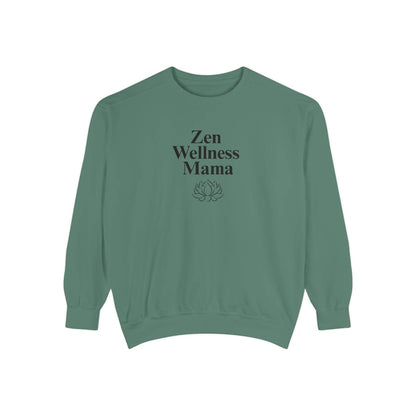 Zen Wellness Mama Sweatshirt – Mindful Mom Self - Care Pullover - FitLife - WellnessOasis