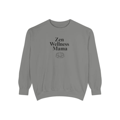 Zen Wellness Mama Sweatshirt – Mindful Mom Self - Care Pullover - FitLife - WellnessOasis