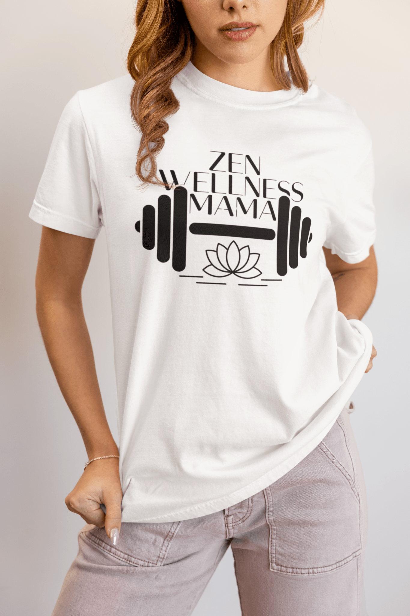Zen Wellness Mama T-Shirt – Calm, Stylish Tee for Mindful Moms - FitLife - WellnessOasis