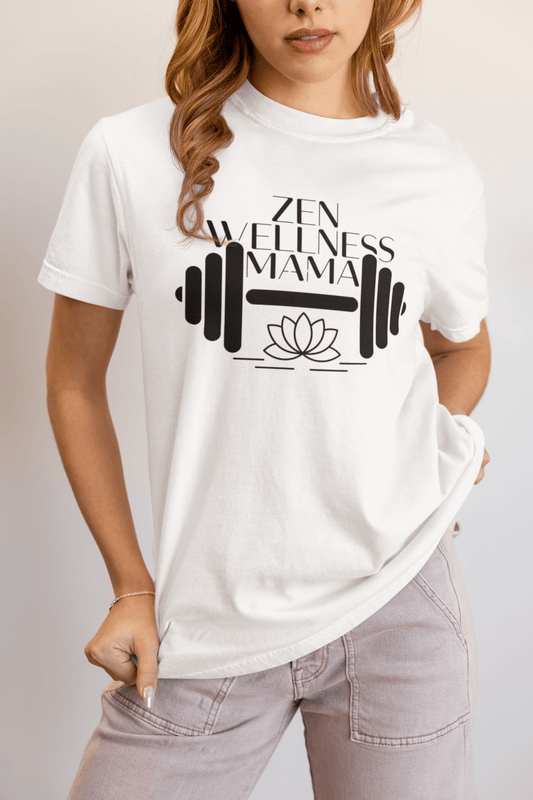 Zen Wellness Mama T-Shirt – Calm, Stylish Tee for Mindful Moms - FitLife - WellnessOasis