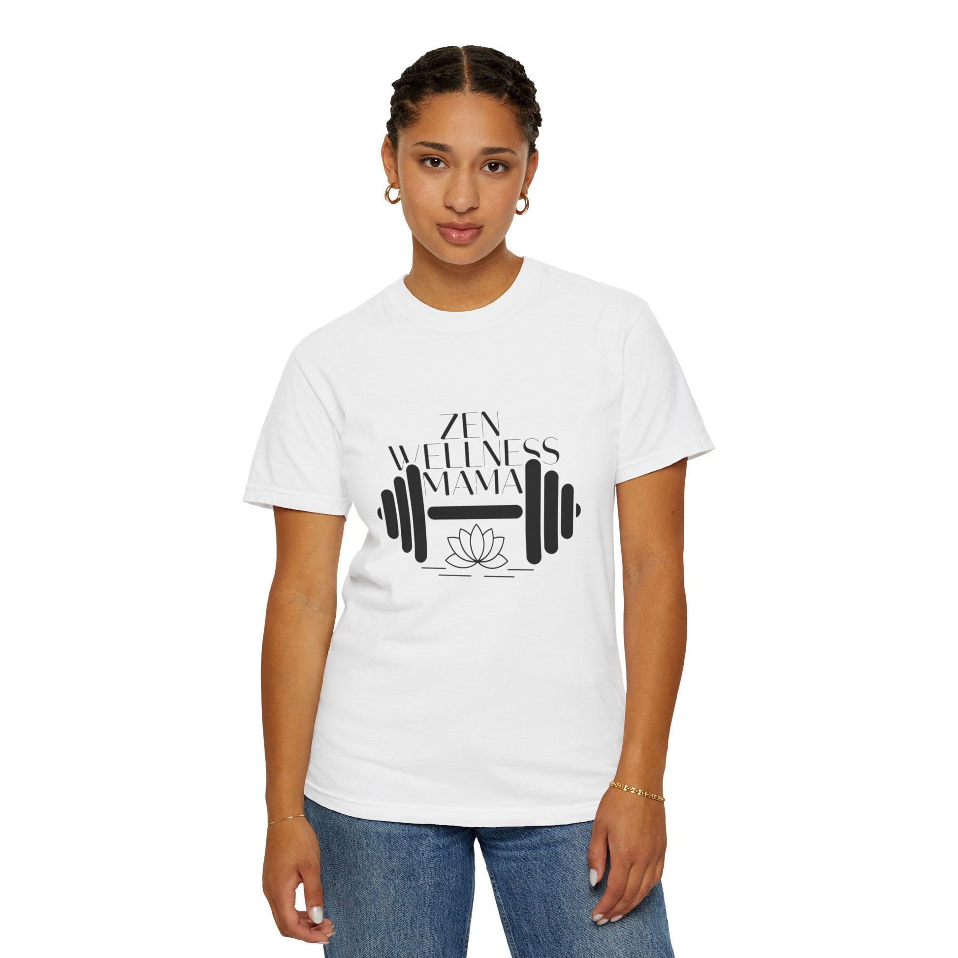 Zen Wellness Mama T-Shirt – Calm, Stylish Tee for Mindful Moms - FitLife - WellnessOasis